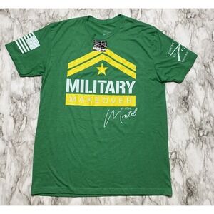 Grunt Style T Shirt Mens Size XL Green Military Makeover With Montel Graphic NWT